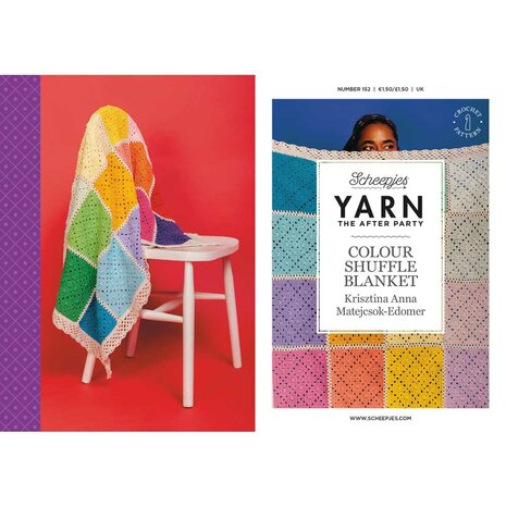 YARN The After Party nr.152 Colour Shuffle Blanket UK