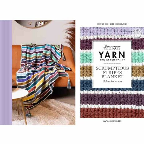 YARN The After Party nr. 202 Scrumptious Stripes Blanket NL