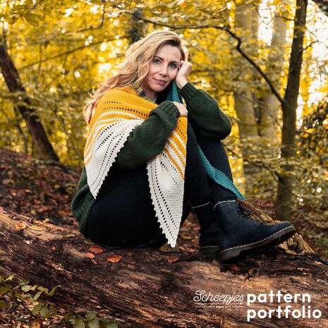 Daybreak Shawl van Scheepjes Woolwise compleet pakket met patroon 