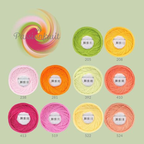 Scheepjes Candy Floss colour pack 10x20gr Passionfruit